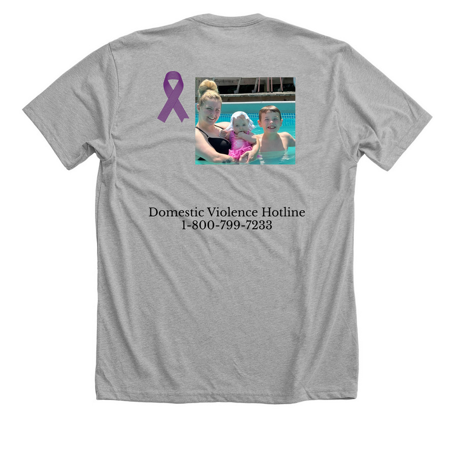 Long Live Jordan, a Athletic Heather Premium Unisex Tee (back-view)