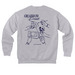 Created to Create Crewneck, a Athletic Heather Premium Drop Shoulder Sweatshirt (back-view)