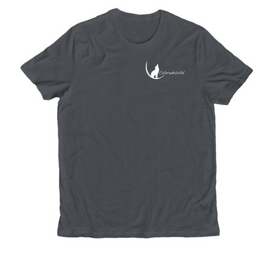 BE WILD Wolf, a Terrain Grey Allmade Organic Cotton Unisex Tee
