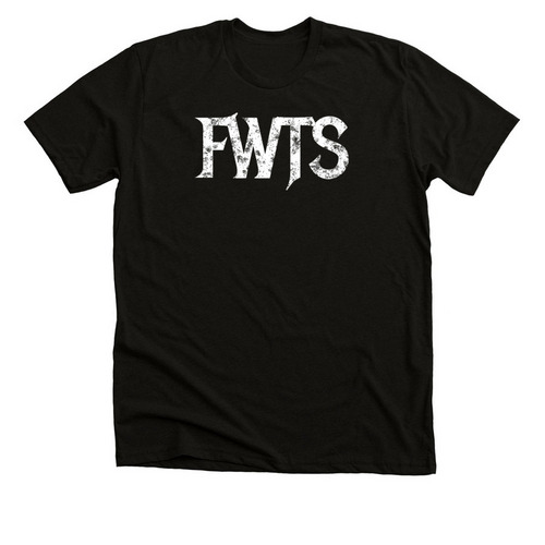 Distressed FWTS Male, a Solid Black Blend Premium Unisex Tee