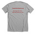 Spay & Neuter your pets & weird friends., a Athletic Heather Premium Unisex Tee (back-view)