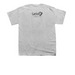 Love Boldly Bold, a Sport Grey Youth Unisex Tee (back-view)