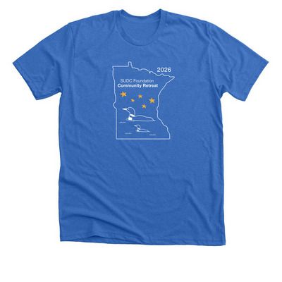 2026 Community Retreat T-shirt, a Heather True Royal Premium Unisex Tee