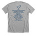 Be a doer, a Athletic Heather Premium Unisex Tee (back-view)