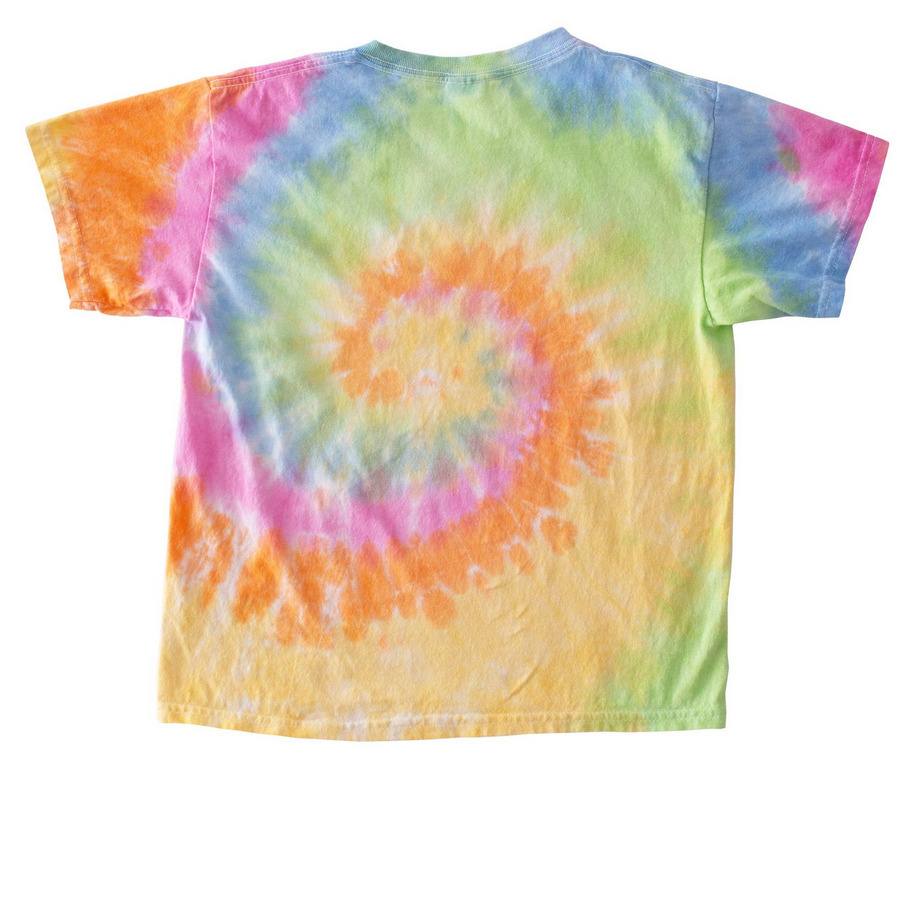 BIRTHDAY CAKE BY STAM'S LUNCHEONETTE, a Eternity Youth Tie Dye Tee (back-view)