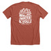 IA Water Center SWCS Collab, a Heather Clay Premium Unisex Tee (back-view)