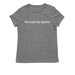 Tees, Long Sleeves & Hoodies - White Logo, a Aluminum Grey Allmade Eco Triblend Women?s Tee