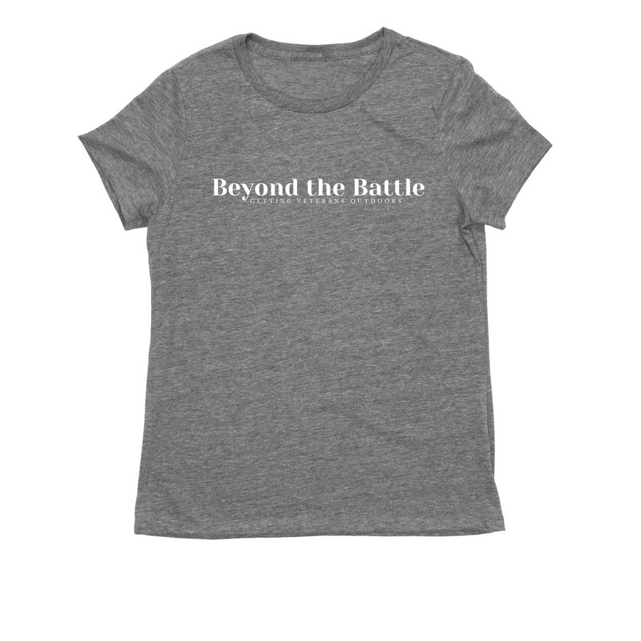 Tees, Long Sleeves & Hoodies - White Logo, a Aluminum Grey Allmade Eco Triblend Women?s Tee