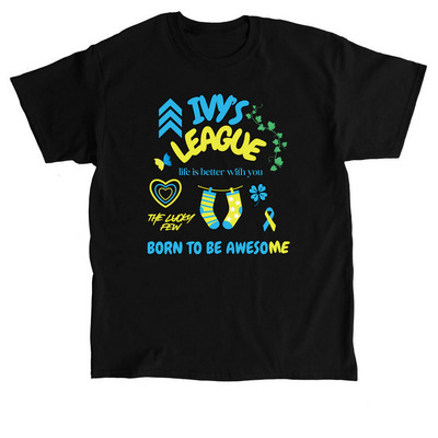 Ivy?s League T-Shirts, a Black Classic Unisex Tee
