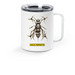 Wild Hornets Roast-Ready Travel Mug, a White Stainless Steel Travel Mug