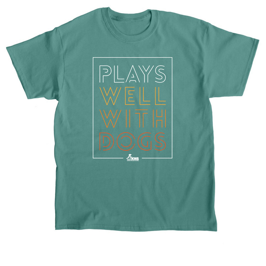 Plays Well With Dogs, a Jade Dome Classic Unisex Tee
