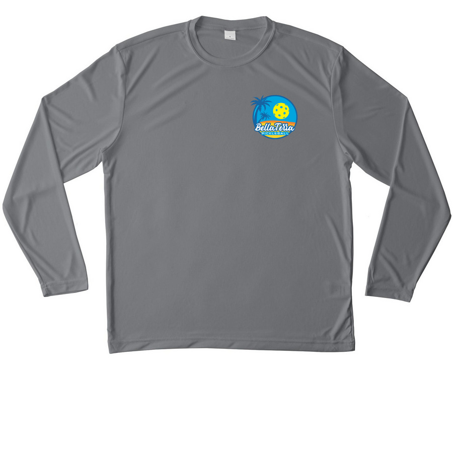 BT Long Sleeve Shirt ?, a Grey Concrete Unisex Performance Long Sleeve Tee