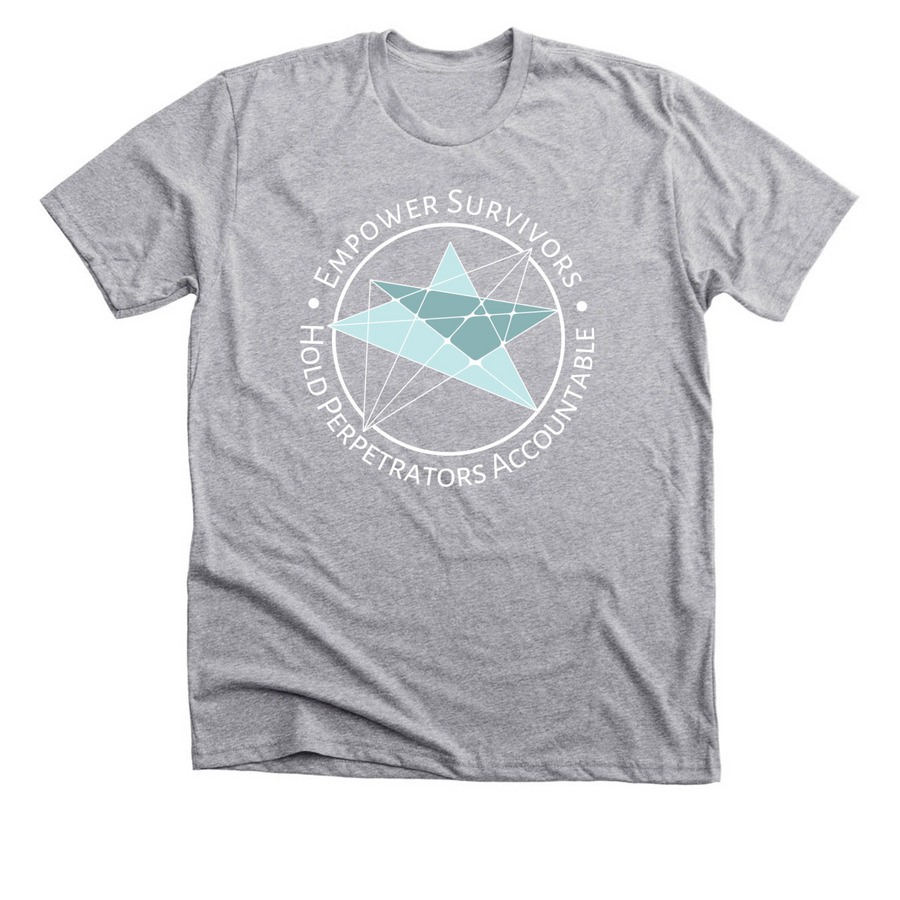 Callisto Shirt - Empower Survivors, a Athletic Heather Premium Unisex Tee