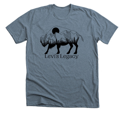Levi's Legacy, a Heather Slate Premium Unisex Tee
