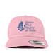 Pink Cap, Blue Embroidery, a Pink Classic Baseball Cap