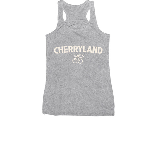Cherryland ??, a Athletic Heather Women's Racerback
