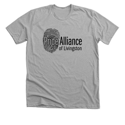 PAL Shirt - Black Logo, a Athletic Heather Premium Unisex Tee