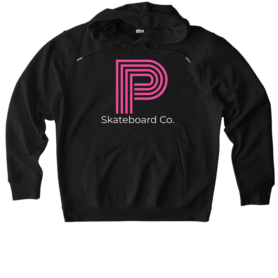 Portland Skateboard Co., a Black Stanley/Stella Unisex Cruiser 2.0 Pullover Hoodie
