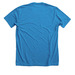 Coyote, a Neon Blue Premium Unisex Tee (back-view)
