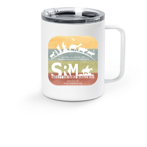 Supporting Rangelands & Pastoralists!, a White Stainless Steel Travel Mug