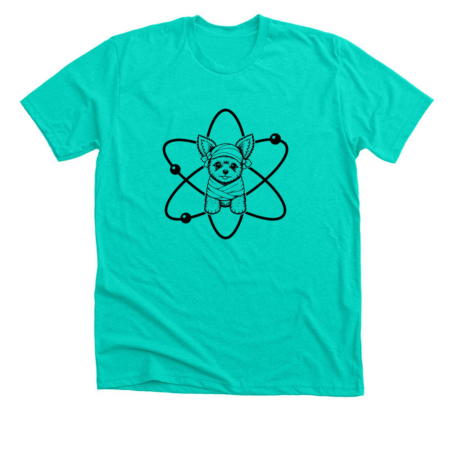 Atom ??, a Heather Sea Green Premium Unisex Tee