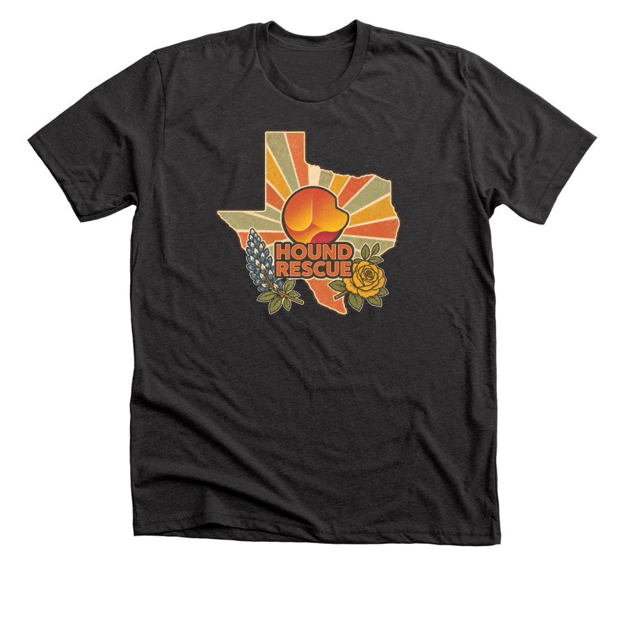 Texas Rescue Tee, a Dark Grey Heather Premium Unisex Tee