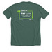 PMSF Fast Facts, a Heather Forest Premium Unisex Tee (back-view)