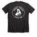 Equal Edges Skate Dad, a Dark Grey Heather Premium Unisex Tee (back-view)