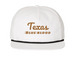 Texas: Blue Blood, a White/ Black Printed Umpqua Snapback Cap