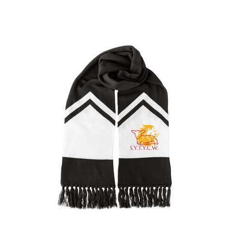 SO THINK YOU CAN WORSHIP?! CONFERENCE&nbsp;, a Black/ White Two-Tone Gameday Scarf