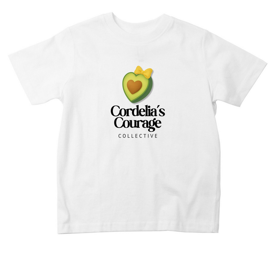 Cordelia's Courage Collective, a White Toddler Tee