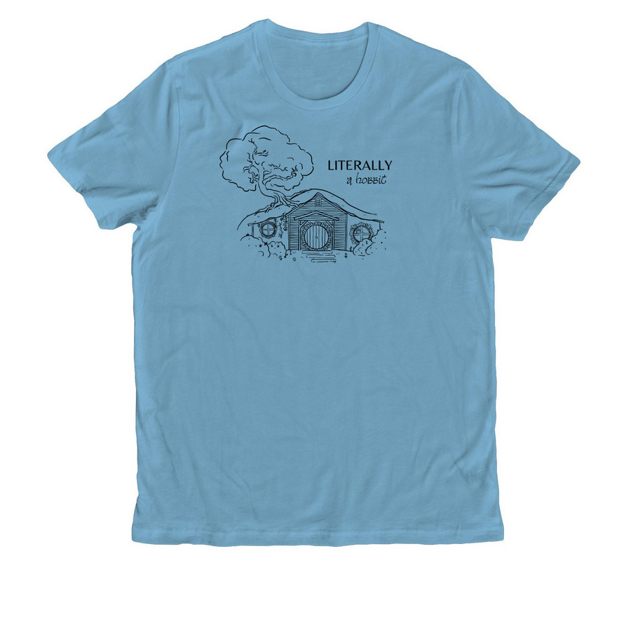 Literally, a Hobbit, a Arctic Blue Allmade Organic Cotton Unisex Tee