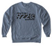 922- Ragamuffin Merch&nbsp;, a Blue Jean Comfort Colors Crewneck Sweatshirt