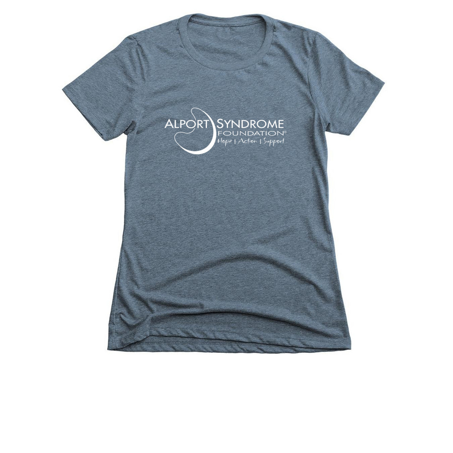 ASF Tees and Pullover Hoodie, a Indigo Women's Slim Fit Tee