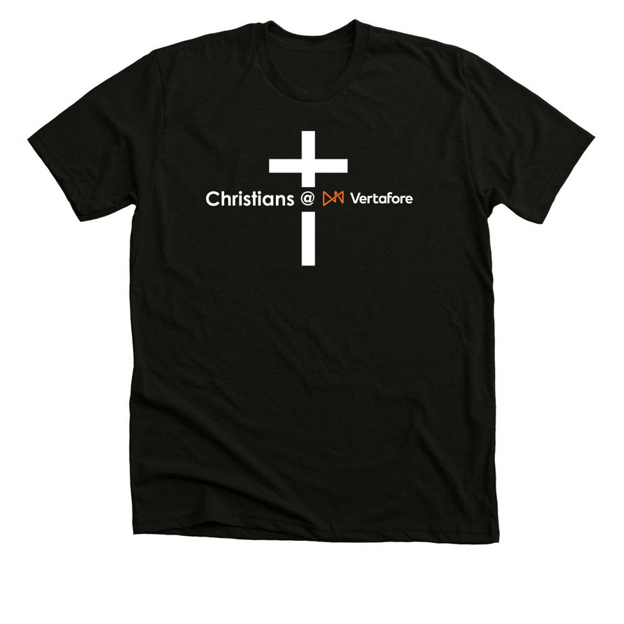 Christians @ Vertafore, a Solid Black Blend Premium Unisex Tee