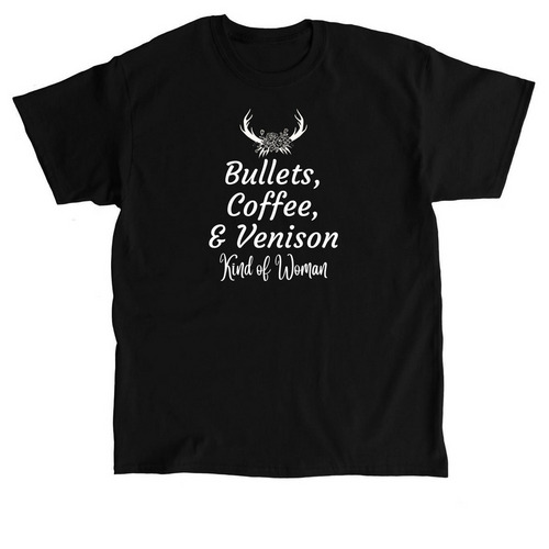 Bullets Kind of Woman, a Black Classic Unisex Tee