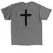 Driven by Faith&nbsp;, a Charcoal Classic Unisex Tee (back-view)