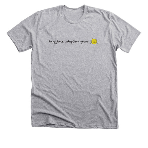 HappyKats - 2020 Design -Show me your kitties, a Athletic Heather Premium Unisex Tee