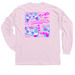 Tap Tap Manga Gamer Collection, a Light Pink Classic Long Sleeve Tee (back-view)