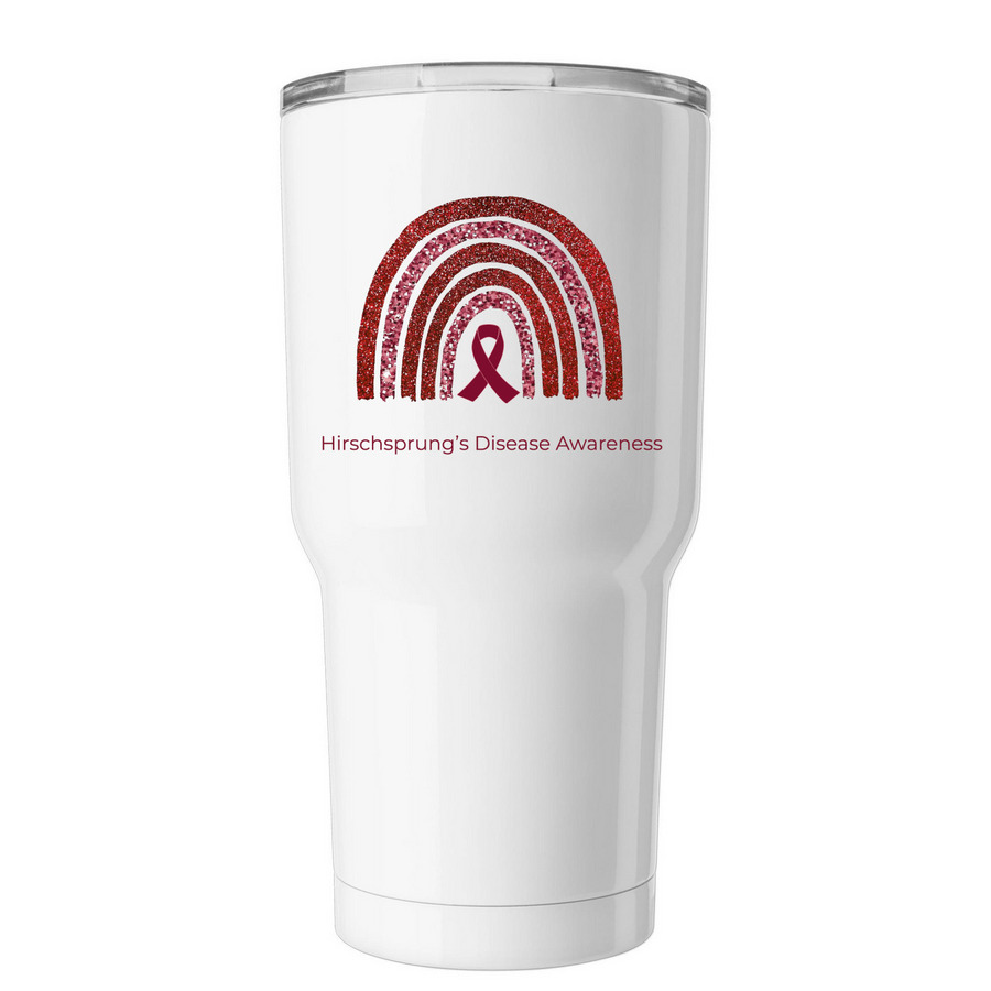 Hirschsprung?s Awareness Cup, a White Insulated Tumbler