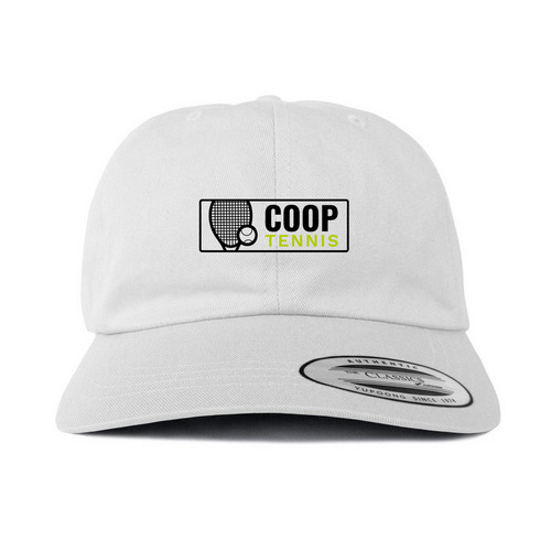 Cooperstown Tennis Cap, a White Printed Classic Baseball Cap