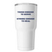 Strong Enough to Heal FRSN Tumbler Mug, a White Insulated Tumbler