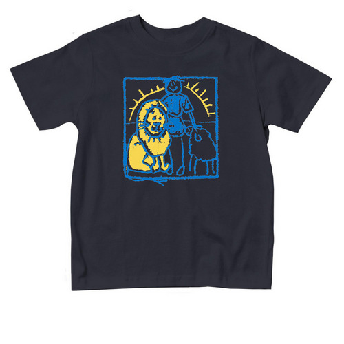 Toddler Peace, a Navy Toddler Tee