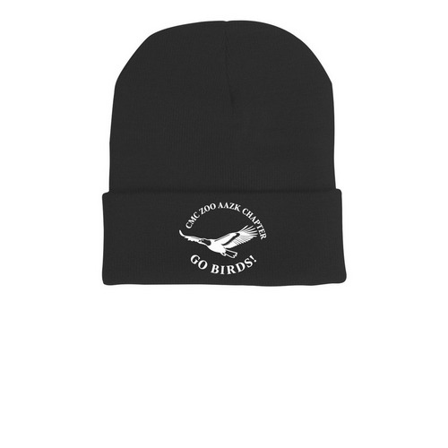 Go Birds Cuffed Beanie, a Black Printed Cuffed Beanie