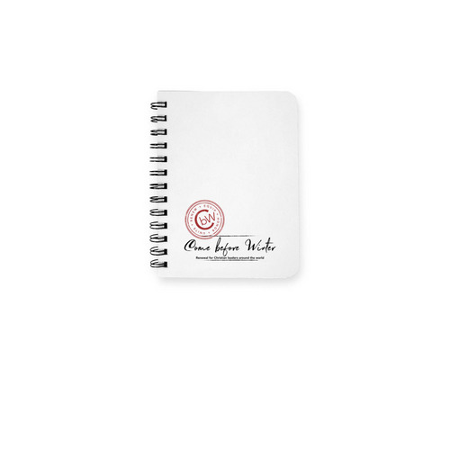 CbW Notebook, a White Spiral Notebook