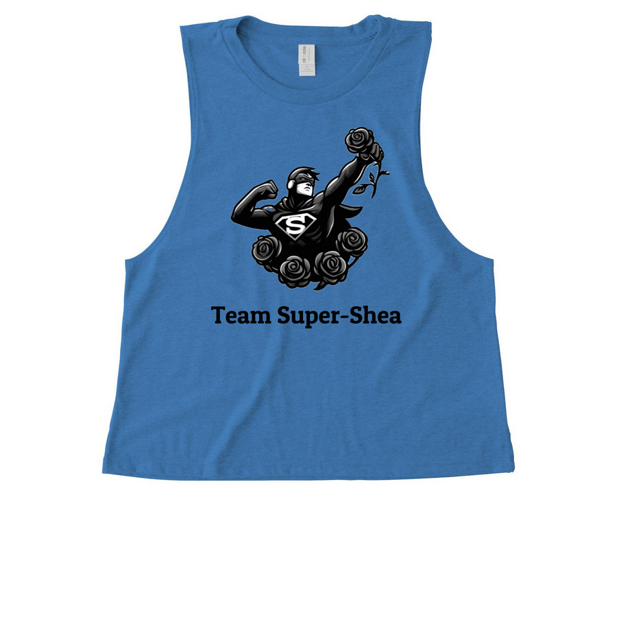 Tank Tops, a Azure Blue Allmade Eco Triblend Women?s Muscle Tank