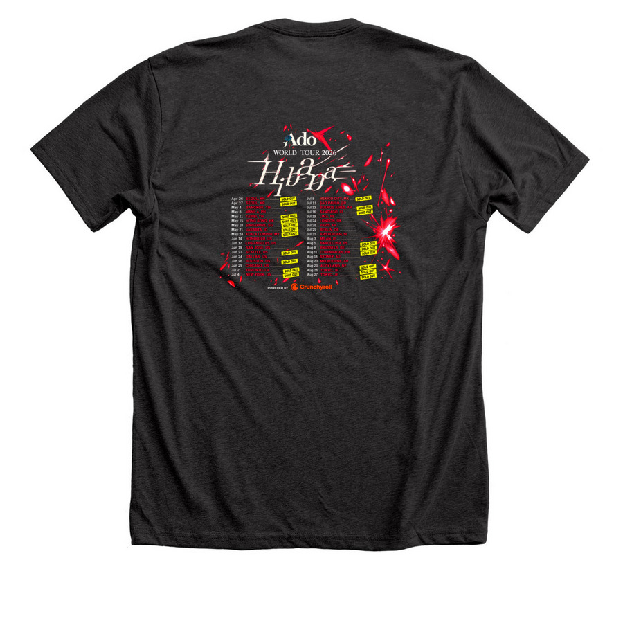Ado WORLD TOUR 2025 Hibana Tシャツ XL Ado Hibana World Tour 2025 T-shirt | Bonfire