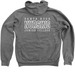 SRJC Old School Zip-up, a Deep Heather Zip Up Hoodie (back-view)