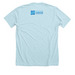 FA Month 2025, a Heather Ice Blue Premium Unisex Tee (back-view)