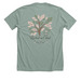 PWOC Swag, a Heather Sage Premium Unisex Tee (back-view)